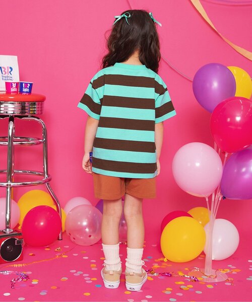 BREEZE（ブリーズ）の「【リンク】サーティワン フレーバーボーダーTシャツ（Tシャツ/カットソー・キッズ・ピンク/ブラウン/ミント/グリーン・130/80/120/110/100/90/140）」の21枚目の写真