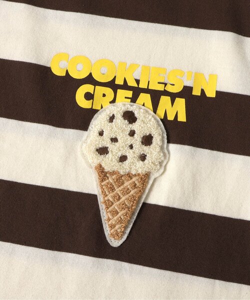 BREEZE（ブリーズ）の「【リンク】サーティワン フレーバーボーダーTシャツ（Tシャツ/カットソー・キッズ・ピンク/ブラウン/ミント/グリーン・130/80/120/110/100/90/140）」の9枚目の写真