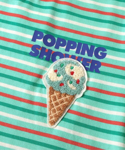 BREEZE（ブリーズ）の「【リンク】サーティワン フレーバーボーダーTシャツ（Tシャツ/カットソー・キッズ・ピンク/ブラウン/ミント/グリーン・130/80/120/110/100/90/140）」の10枚目の写真