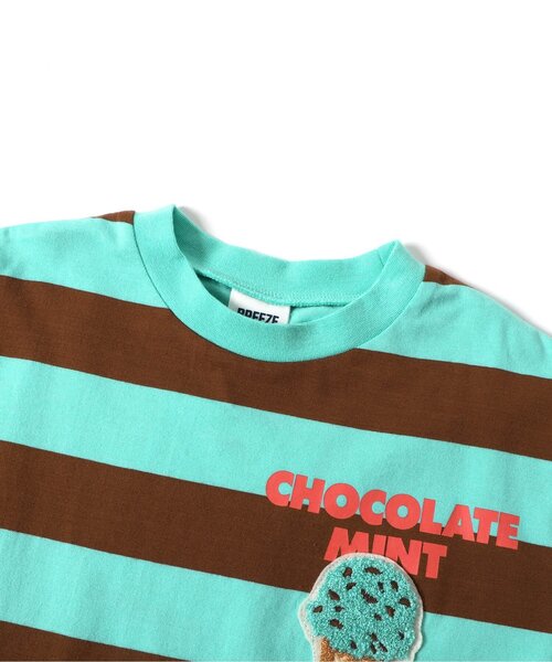 BREEZE（ブリーズ）の「【リンク】サーティワン フレーバーボーダーTシャツ（Tシャツ/カットソー・キッズ・ピンク/ブラウン/ミント/グリーン・130/80/120/110/100/90/140）」の11枚目の写真