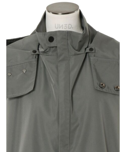 UN3D.（アンスリード）の「HOODIE VEST OP / フーディーベストワンピース（ワンピース・レディース・グレー/ブラック・38/36）」の8枚目の写真