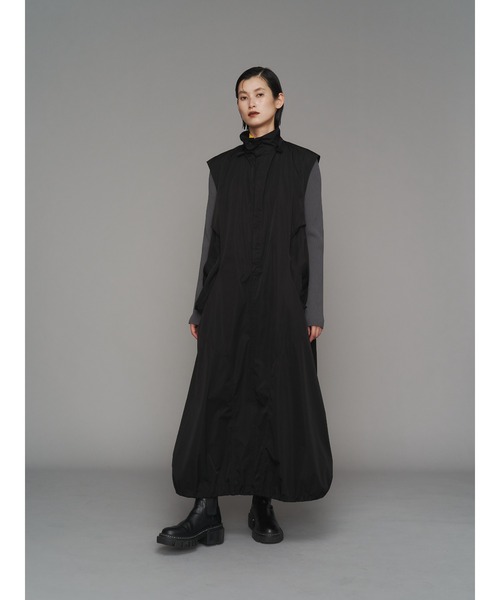 HOODIE VEST OP / フーディーベストワンピース（ワンピース