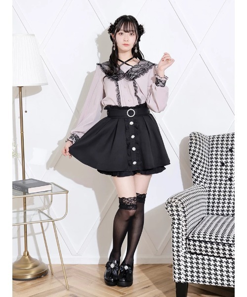 NOEMIE(ノエミー)の「ビジューリボンマニッシュシューズ(ローファー・レディース・ブラック・M/L/LL/S)」の5枚目の写真