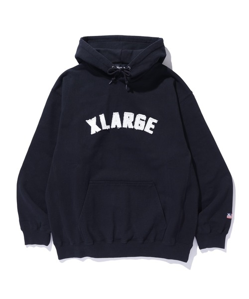 セール】ARCH LOGO PULLOVER HOODED SWEATSHIRT（パーカー）｜XLARGE