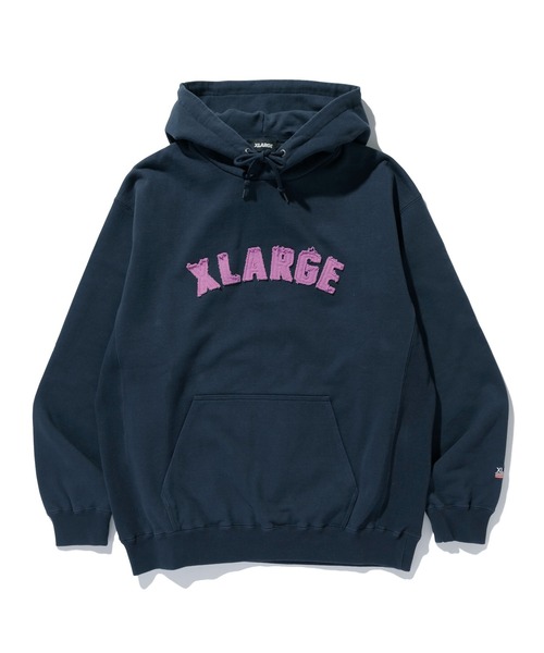 セール】ARCH LOGO PULLOVER HOODED SWEATSHIRT（パーカー）｜XLARGE
