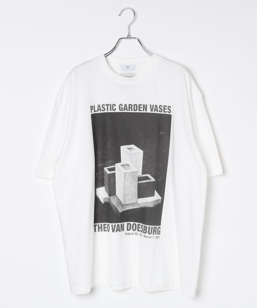 HEAR MY NAME（ヒアマイネーム）の「【EF(エフ)】アートTTHEO VAN DOESBURG（MEN）（Tシャツ/カットソー・メンズ・ホワイト・LARGE/MEDIUM）」の2枚目の写真