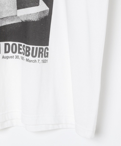 HEAR MY NAME（ヒアマイネーム）の「【EF(エフ)】アートTTHEO VAN DOESBURG（MEN）（Tシャツ/カットソー・メンズ・ホワイト・LARGE/MEDIUM）」の5枚目の写真
