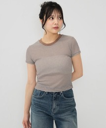 レディース　トップス　半袖　ブラウン　薄手　後ろファスナー　9 楽天市場】カットソー 半袖（カラーブラウン）（レディース