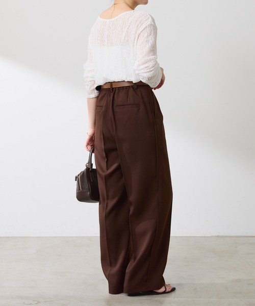 COLLAGE GALLARDAGALANTE（コラージュガリャルダガランテ）の「レースオーバーチュニック（Tシャツ/カットソー・レディース・ブラック/オフホワイト・FREE）」の10枚目の写真