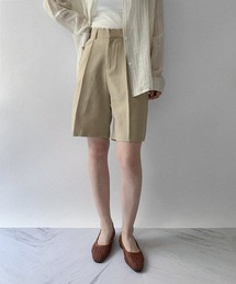 【on:nue】[5色展開/3サイズ展開] センタープレスハーフパンツ