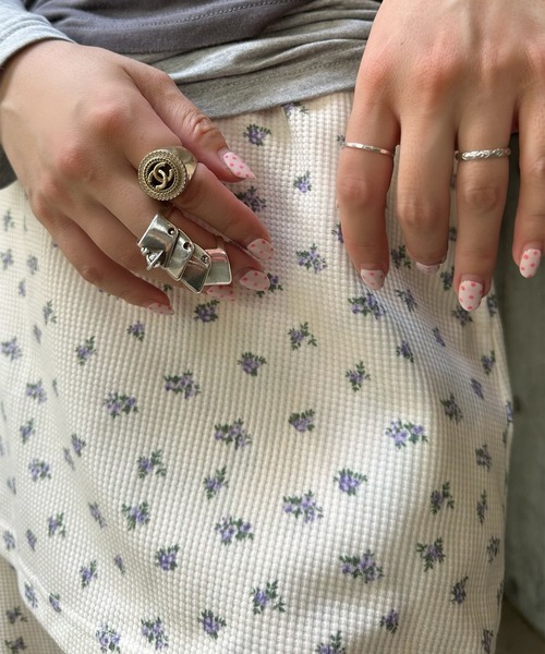 Alley Tokyo(アリートーキョー)の「マルチウェイフリフリワッフルパンツとスカートのセット(その他パンツ・レディース・オフホワイト/ラベンダー・FREE)」の13枚目の写真