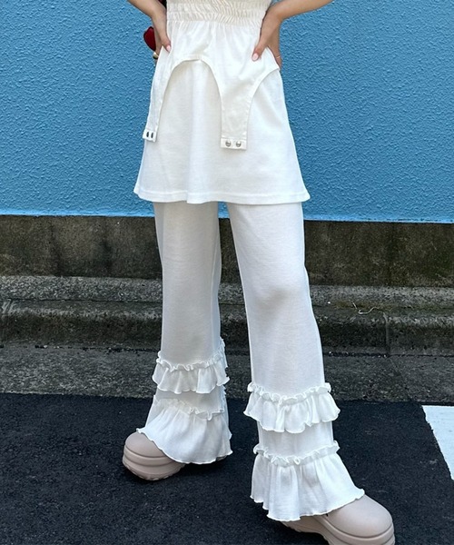 ♡argue♡ワッフルパンツ 楽天市場】ゆるっときれいめスタイル ワッフルパンツ(8分丈