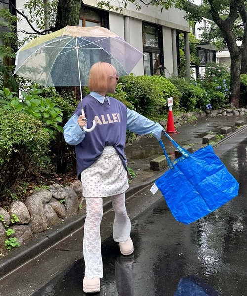 Alley Tokyo(アリートーキョー)の「マルチウェイフリフリワッフルパンツとスカートのセット(その他パンツ・レディース・オフホワイト/ラベンダー・FREE)」の16枚目の写真