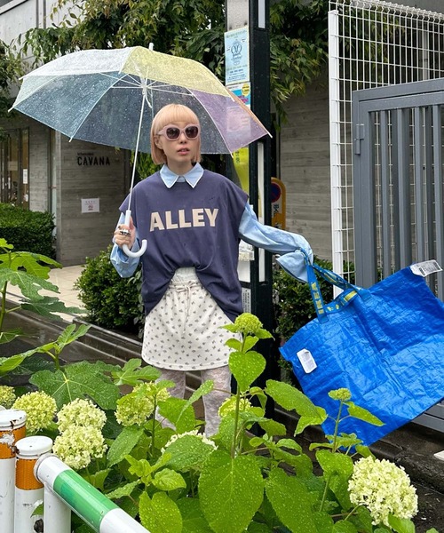 Alley Tokyo(アリートーキョー)の「マルチウェイフリフリワッフルパンツとスカートのセット(その他パンツ・レディース・オフホワイト/ラベンダー・FREE)」の19枚目の写真