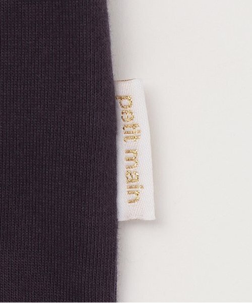 petit main（プティマイン）の「袖チュールロンパース＋スカパンセット（ロンパース・キッズ・チャコール/ライトピンク・80ｃｍ/70cm）」の7枚目の写真