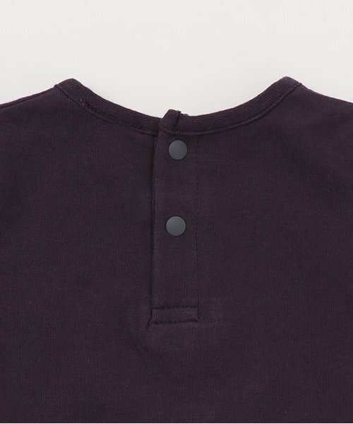 petit main（プティマイン）の「袖チュールロンパース＋スカパンセット（ロンパース・キッズ・チャコール/ライトピンク・80ｃｍ/70cm）」の9枚目の写真