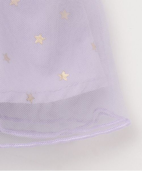 petit main（プティマイン）の「袖チュールロンパース＋スカパンセット（ロンパース・キッズ・チャコール/ライトピンク・80ｃｍ/70cm）」の11枚目の写真