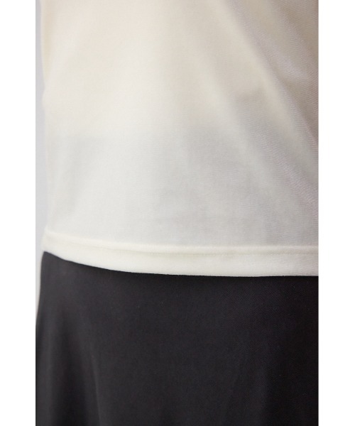 AZUL by moussy（アズールバイマウジー）の「ベロアタンクトップ（タンクトップ・レディース・ブラウン/ピンク/アイボリー/グレー・FREE）」の16枚目の写真