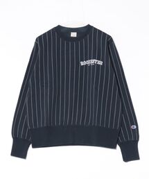 【Champion】C3-C006/CREW NECK SWEATSHIRT/クルーネックスウェット/ストライプ柄/チャンピオン