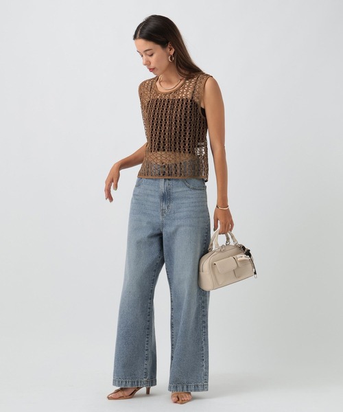 BAYFLOW（ベイフロー）の「[前後で着られる]INDIAN 2WAY ベスト（ベスト・レディース・ライトブラウン/オフホワイト/チャコール・FREE）」の18枚目の写真