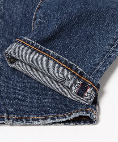 X-girl(エックスガール)の「【X-girl Jean】TAPERED 5POCKET JEAN WASH(デニムパンツ・レディース・ダークインディゴブルー・2/0/1)」の9枚目の写真