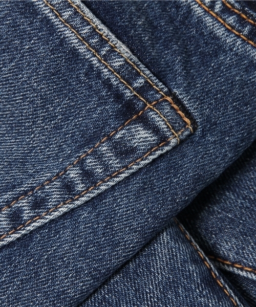 X-girl(エックスガール)の「【X-girl Jean】TAPERED 5POCKET JEAN WASH(デニムパンツ・レディース・ダークインディゴブルー・2/0/1)」の11枚目の写真