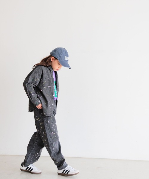 BAYFLOW（ベイフロー）の「[ペイント＆タイダイ]加工デニムシャツ(KIDS)（シャツ/ブラウス・キッズ・その他1/その他2・140cm/130cm/120cm/110cm/150cm）」の14枚目の写真