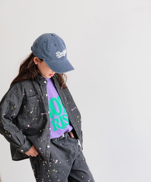 BAYFLOW（ベイフロー）の「[ペイント＆タイダイ]加工デニムシャツ(KIDS)（シャツ/ブラウス・キッズ・その他1/その他2・140cm/130cm/120cm/110cm/150cm）」の16枚目の写真