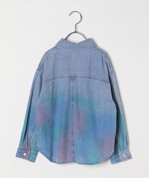 BAYFLOW（ベイフロー）の「[ペイント＆タイダイ]加工デニムシャツ(KIDS)（シャツ/ブラウス・キッズ・その他1/その他2・140cm/130cm/120cm/110cm/150cm）」の22枚目の写真