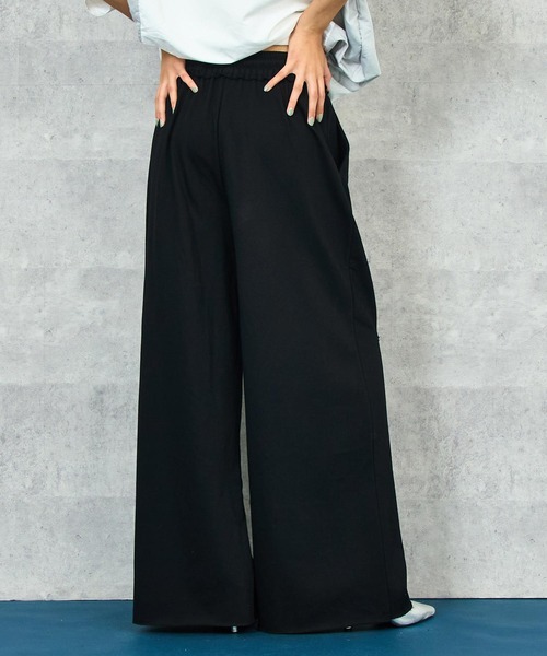 ANAP（アナップ）の「ダメージ スウェット ロング パンツ（スウェットパンツ・レディース・ブラック/グレー・FREE）」の5枚目の写真