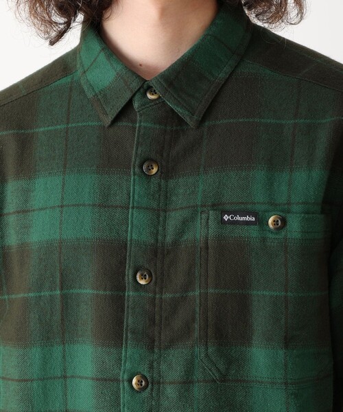 Columbia（コロンビア）の「Columbia／ピッチストーン ヘビーウエイト フランネルIIシャツ 厚手 ジャケット見え／コロンビア（シャツ/ブラウス・メンズ・レッド/グリーン/グレー・XL/L/M/S）」の15枚目の写真