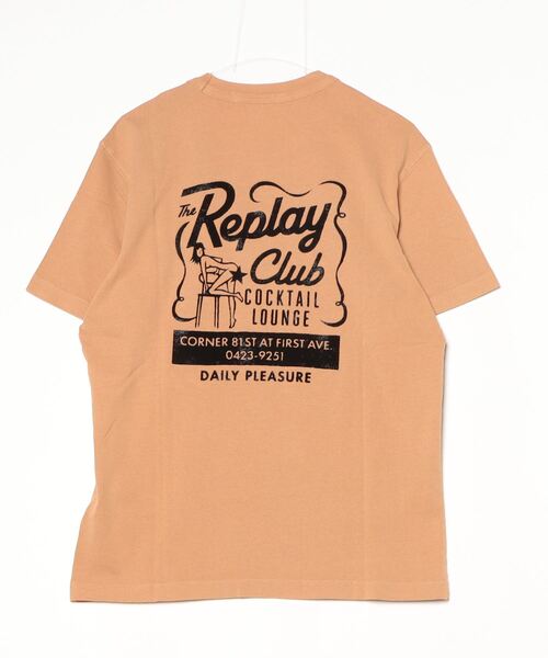 REPLAY(リプレイ)の「リラックスフィット コットンジャージー グラフティーTシャツ(Tシャツ/カットソー・メンズ・オレンジ・LARGE/MEDIUM/SMALL/X-LARGE)」の8枚目の写真