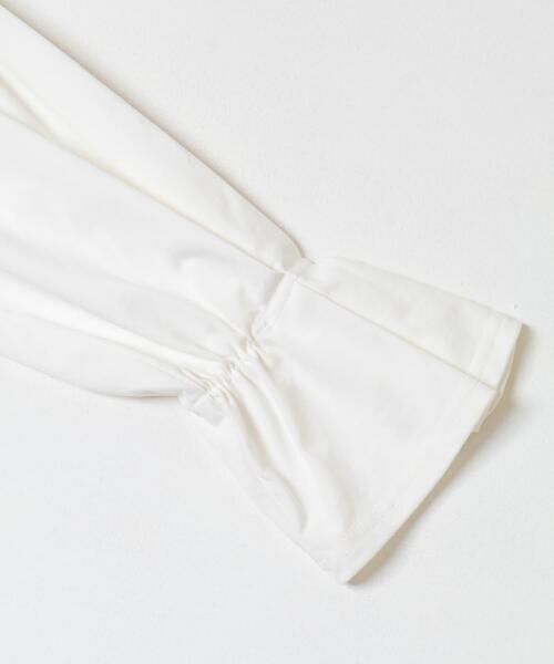 ITEMS URBANRESEARCH（アイテムズ アーバンリサーチ）の「『洗濯可』バンドカラーソデタックカットソー（シャツ/ブラウス・レディース・ホワイト/ストライプ・FREE）」の10枚目の写真