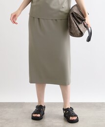 INDIVI（インディヴィ）の「【洗える／SETUP可能／ウエストゴム】ストレートラインスカート（スカート）」