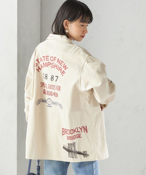 WHITE FIELD SHIPS別注 カバーオール SHIPS カバーオール 「SHIPS別注」WHITE FIELD: 50th ANNIV