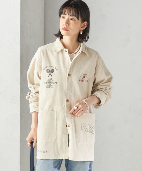 WHITE FIELD SHIPS別注 カバーオール SHIPS別注】WHITE FIELD: 50th ANNIV カバーオール