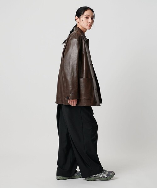 ジャケット・アウター H BEAUTY&YOUTH LEATHER COVERALL H BEAUTY&YOUTH UNITED ARROWS（エイチビューティーアンドユース