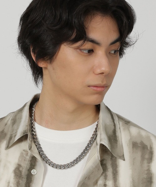 MENS]ステンレスボリューム喜平ネックレス / 589712（ネックレス