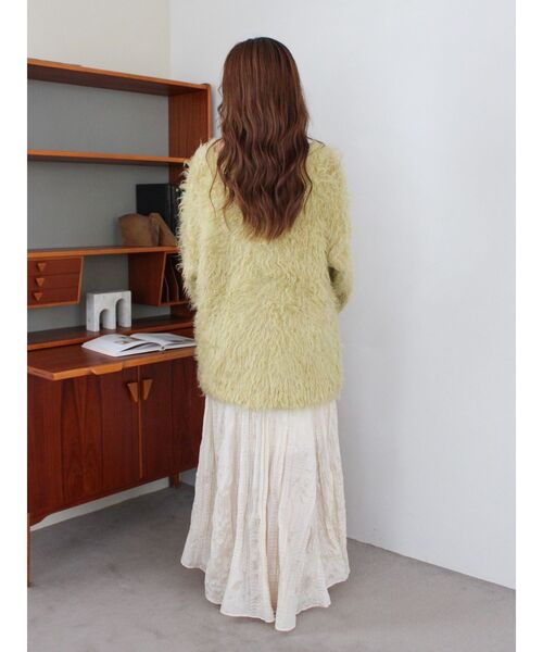 Ungrid（アングリッド）の「クリンクルボリュームスカート（スカート・レディース・アイボリー/ブラック/オレンジ・FREE）」の7枚目の写真