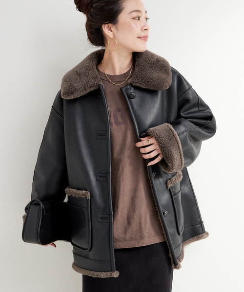 ジョゼフ joseph リバーシブルムートンコート ジョゼフ joseph リバーシブルムートンコート JOSEPH（ジョセフ）の