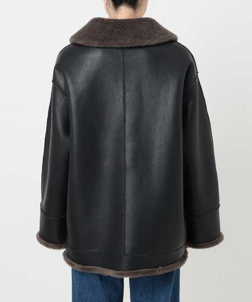 リバーシブルムートンライクコート（ムートンコート）｜B.C STOCK