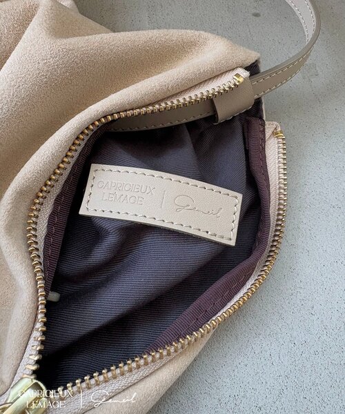 CAPRICIEUX LE'MAGE（カプリシューレマージュ）の「【LE'MAGE×gemeilコラボ】スエードワンハンドルバッグ（ショルダーバッグ・レディース・ダークブラウン/キャメル/ホワイト系その他・FREE）」の14枚目の写真