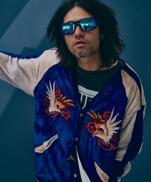 【TALKING ABOUT THE ABSTRACTION】SOUVENIR PRINT CARDIGAN / SKA [2526AW-CD-001]