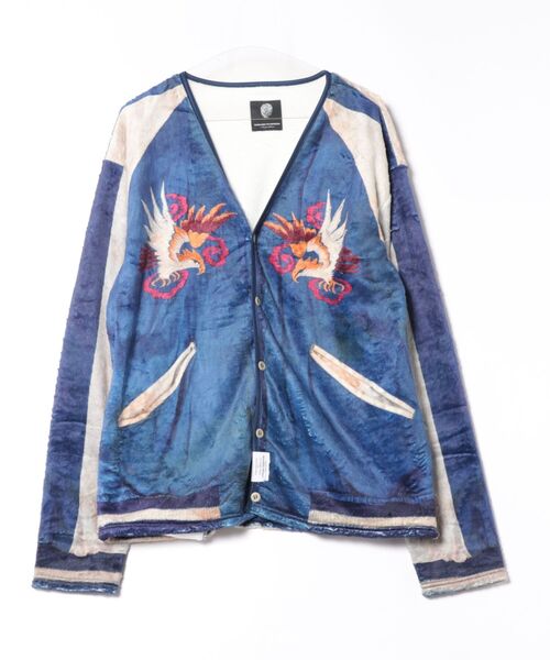 【TALKING ABOUT THE ABSTRACTION】SOUVENIR PRINT CARDIGAN / SKA [2526AW-CD-001]