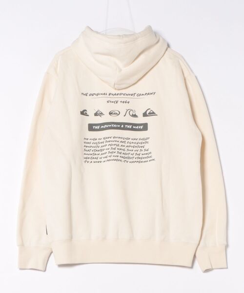 Quiksilver(クイックシルバー)の「HISTORY SWEAT PK /クイックシルバー裏起毛バックプリントプルオーバーパーカー・フーディー(スウェット・メンズ・ブラック/グレー/アイボリー/ベージュ・LARGE/MEDIUM/X-LARGE/SMALL)」の22枚目の写真