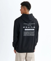 Quiksilver（クイックシルバー）の「HISTORY SWEAT PK /クイックシルバー裏起毛バックプリントプルオーバーパーカー・フーディー（スウェット）」