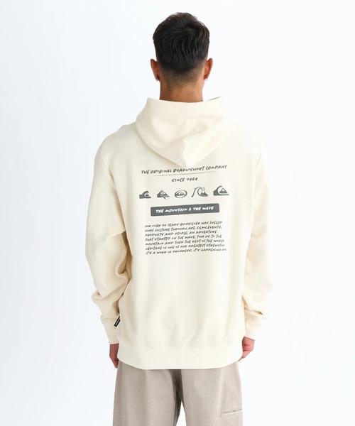 Quiksilver(クイックシルバー)の「HISTORY SWEAT PK /クイックシルバー裏起毛バックプリントプルオーバーパーカー・フーディー(スウェット・メンズ・ブラック/グレー/アイボリー/ベージュ・LARGE/MEDIUM/X-LARGE/SMALL)」の20枚目の写真