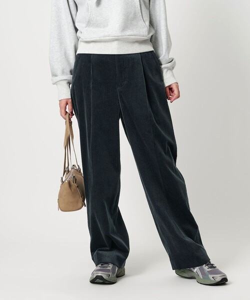 BEAUTY&YOUTH UNITED ARROWS（ビューティーアンドユースユナイテッドアローズ）の「コーデュロイ ワイドストレートパンツ（その他パンツ・レディース・ネイビー/オフホワイト/シャーベット・M/XS/S）」の7枚目の写真