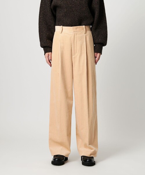 BEAUTY&YOUTH UNITED ARROWS（ビューティーアンドユースユナイテッドアローズ）の「コーデュロイ ワイドストレートパンツ（その他パンツ・レディース・ネイビー/オフホワイト/シャーベット・M/XS/S）」の20枚目の写真