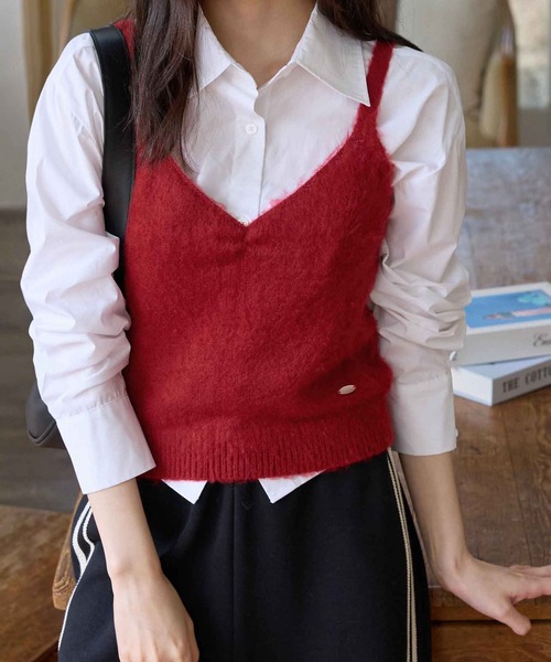 ニットビスチェ（ベスト）｜CHAN ME（チャンミ）のファッション通販